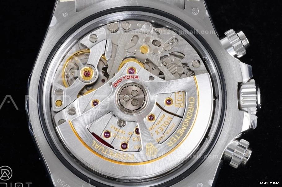 Diamonds SoftTouch Oysterflex Dial Strap Silver 816 Black (Weighted) VS4131 on 1:1 Best V2 126519 VSF Daytona Edition 1103